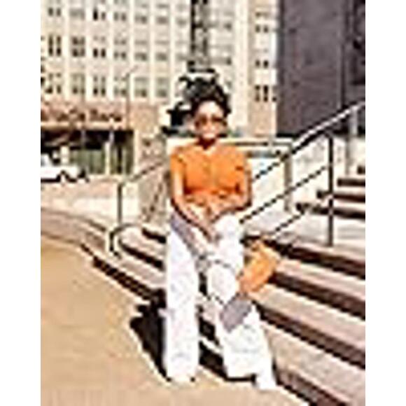 NWT The Drop Whisper White Drawstring Cargo Pant by @lifeoftanyamarie‎ SZ S - Picture 5 of 7